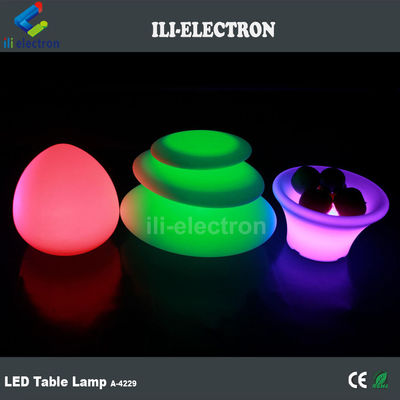 Stylish PE Plastic Pool Glow Lights rechargeable For Outdoor Decorative