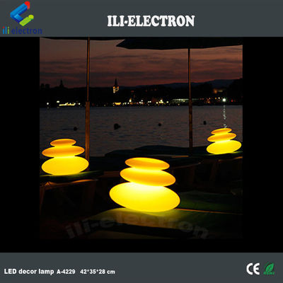 Stylish PE Plastic Pool Glow Lights rechargeable For Outdoor Decorative