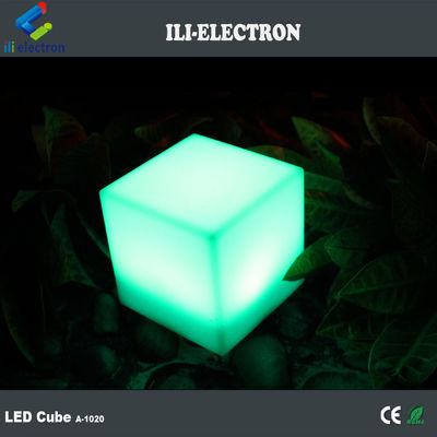 Remote control waterproof colorful plastic led cube light