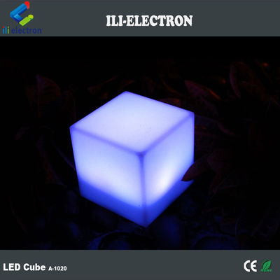 Remote control waterproof colorful plastic led cube light