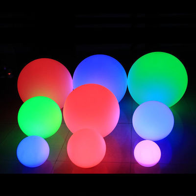 PE plastic waterproof led shower ball light