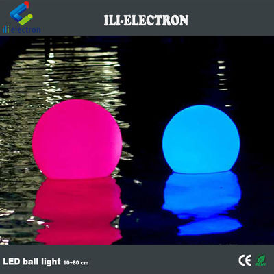 PE illuminated led glow ball,waterproof swimming pool led ball lighting ball