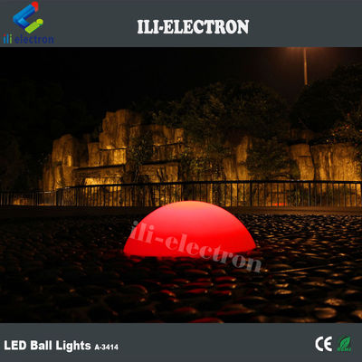 Rechargeable plastic led sphere ball light