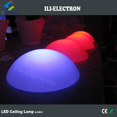 Rechargeable plastic led sphere ball light