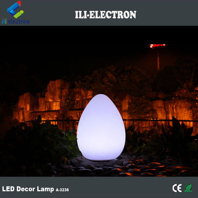 Plastic Outdoor Egg Shaped LED Lights 4400mah With Waterdrop Style