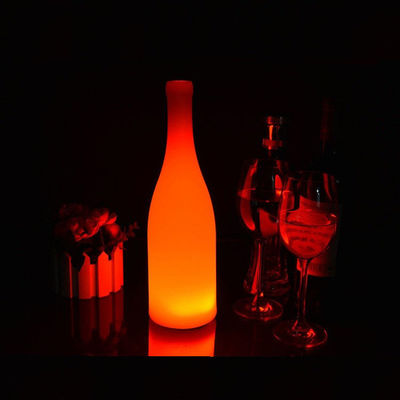 iilluminated plastic led bottle shape lamps