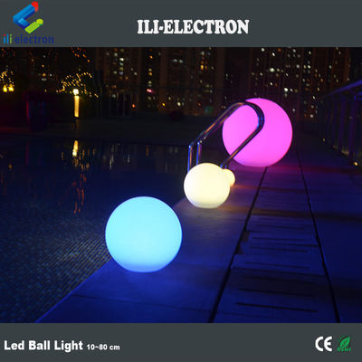 colorful rechargeable floating waterproof led light ball