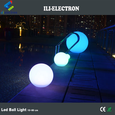 pool side plastic led lighting ball