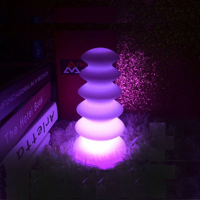 16 colors changing plastic led table lamps