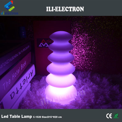 16 colors changing plastic led table lamps