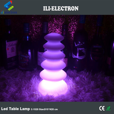 16 colors changing plastic led table lamps