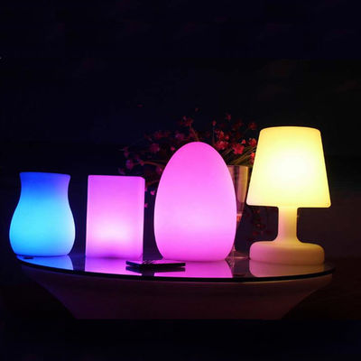 PE plastic rechargeable led Egg Lamp