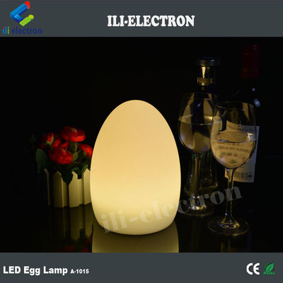 Color Changeable Illuminated Plastic LED Egg Lamp