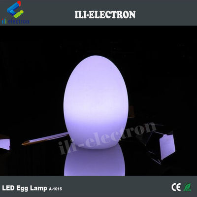 Color Changeable Illuminated Plastic LED Egg Lamp