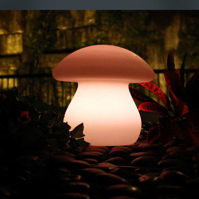 Modern plastic led glowing mushroom lamp