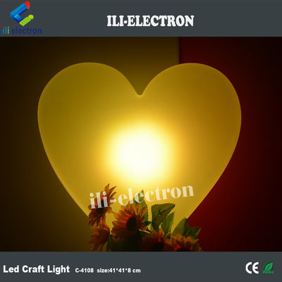 16 colors changing led glowing heart lamps
