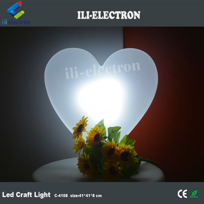Heart shape illuminated led decorative lamp
