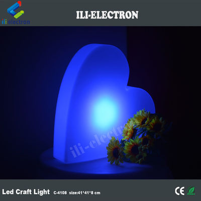Heart shape illuminated led decorative lamp