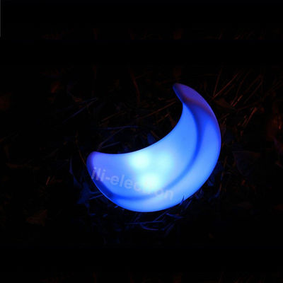 patio moon shaped illuminated decorative lamp