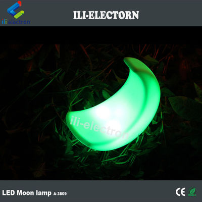 patio moon shaped illuminated decorative lamp