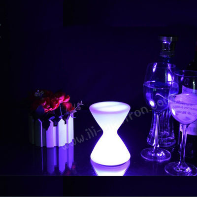 Mini Hourglass shape plastic Decorative led Table Lamp