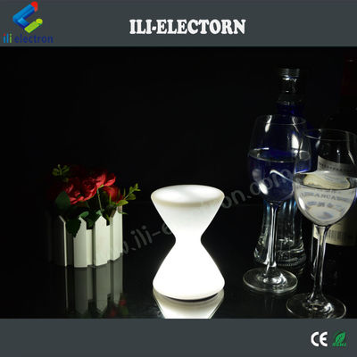 Mini Hourglass shape plastic Decorative led Table Lamp