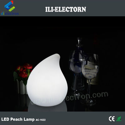 colorful peach shape plastic Mini modern table lamp