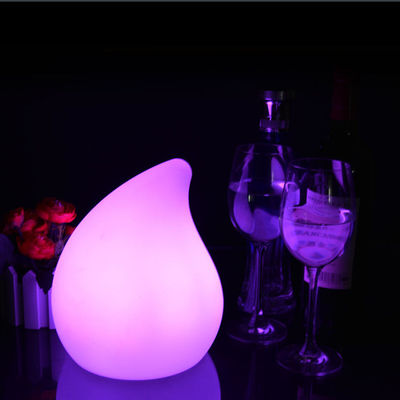 colorful peach shape plastic Mini light up table lamp