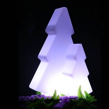 outdoor colors changeable led glow christmas trees