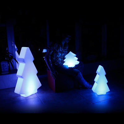 outdoor colors changeable led glow christmas trees