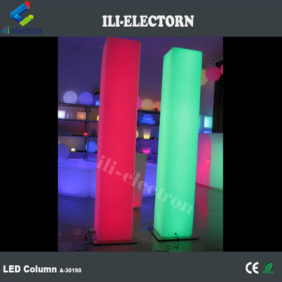 Illuminated Glow Event Pillars For Wedding And Party