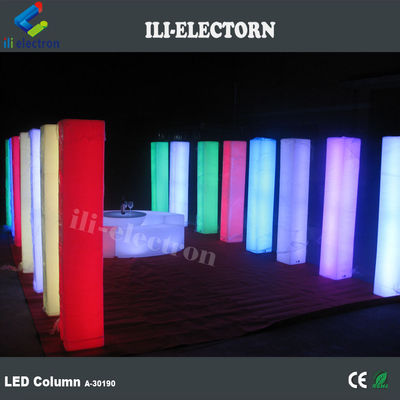 Illuminated Glow Event Pillars For Wedding And Party