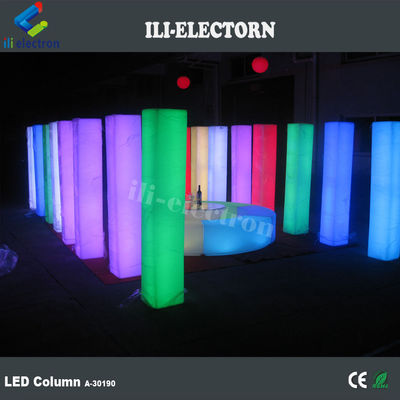 Illuminated Glow Event Pillars For Wedding And Party