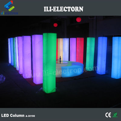Infarad Remote Control Colorful LED Decorative Plastic Wedding Pillars Columns