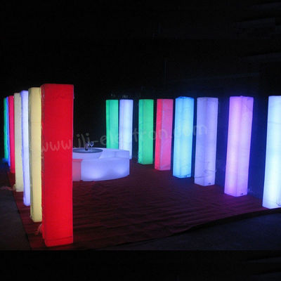 Infarad Remote Control Colorful LED Decorative Plastic Wedding Pillars Columns