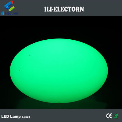 Shining Fantastic Plastic Rechargeable LED Oval Decorative Ball Bar Furniture