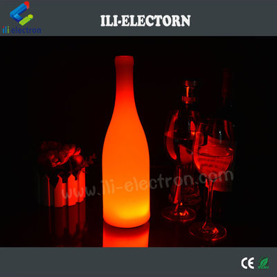 Plastic Illuminated Wine Bottle Table Lamps For Hotel / Cafe / Club / Bar