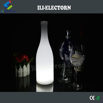 Plastic Illuminated Wine Bottle Table Lamps For Hotel / Cafe / Club / Bar