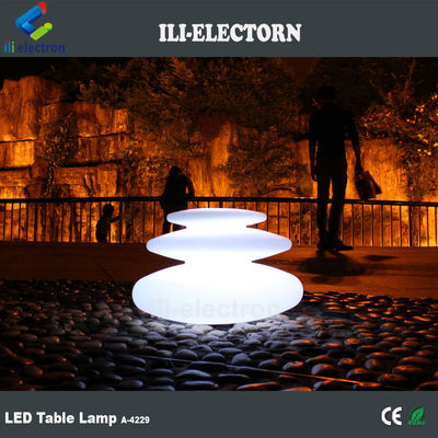 remote control muti-color led plastic rock shape table lamp for sale