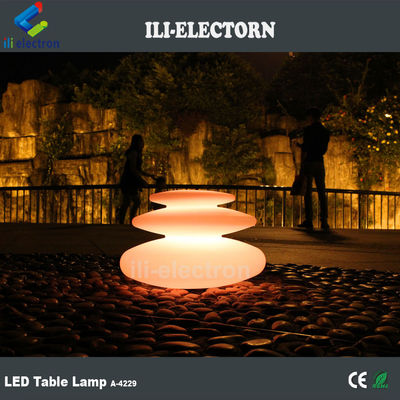 remote control muti-color led plastic rock shape table lamp for sale