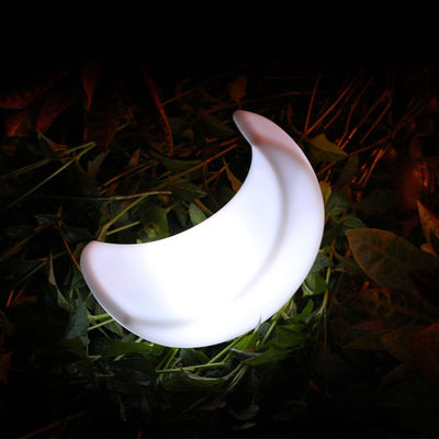 2023 small moon shape illuminated christmas led decor lamps
