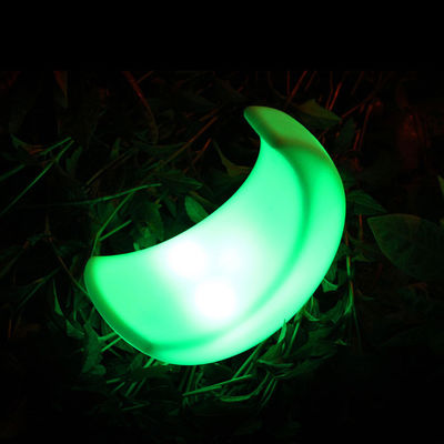 2023 small moon shape illuminated christmas led decor lamps