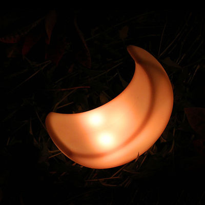 2023 small moon shape illuminated christmas led decor lamps