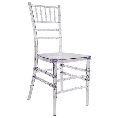 Nordic Acrylic banquet chair -Wedding transparent plastic crystal chair - Acrylic dining chair
