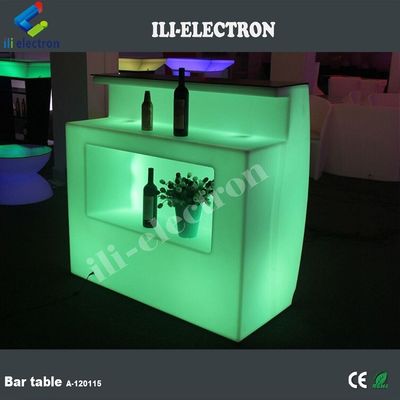 plastic muti-color illuminated modern home mini bar counter design for sale