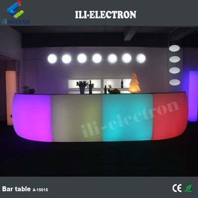 plastic muti-color illuminated modern home mini bar counter design for sale