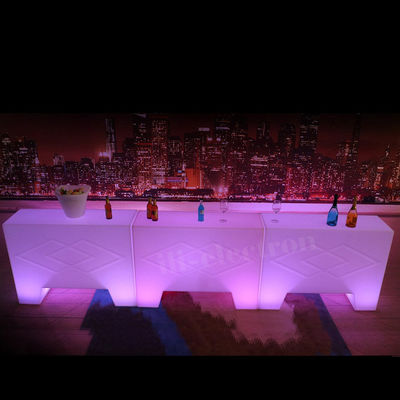 Remote control plastic led corner bar