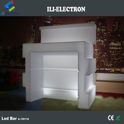 Plastic LED Mobile Bar Table 16 Colors Changing water resistant