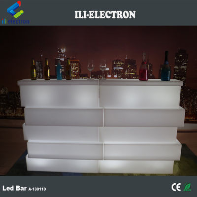 Plastic LED Mobile Bar Table 16 Colors Changing water resistant