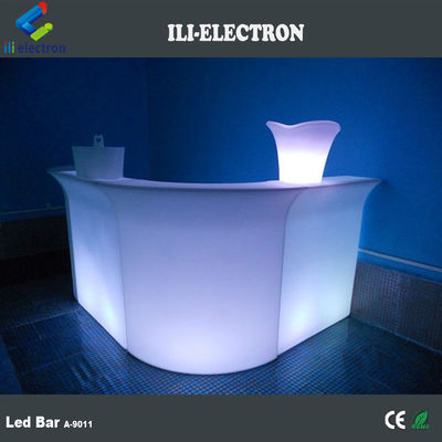 illuminated led corner bar table